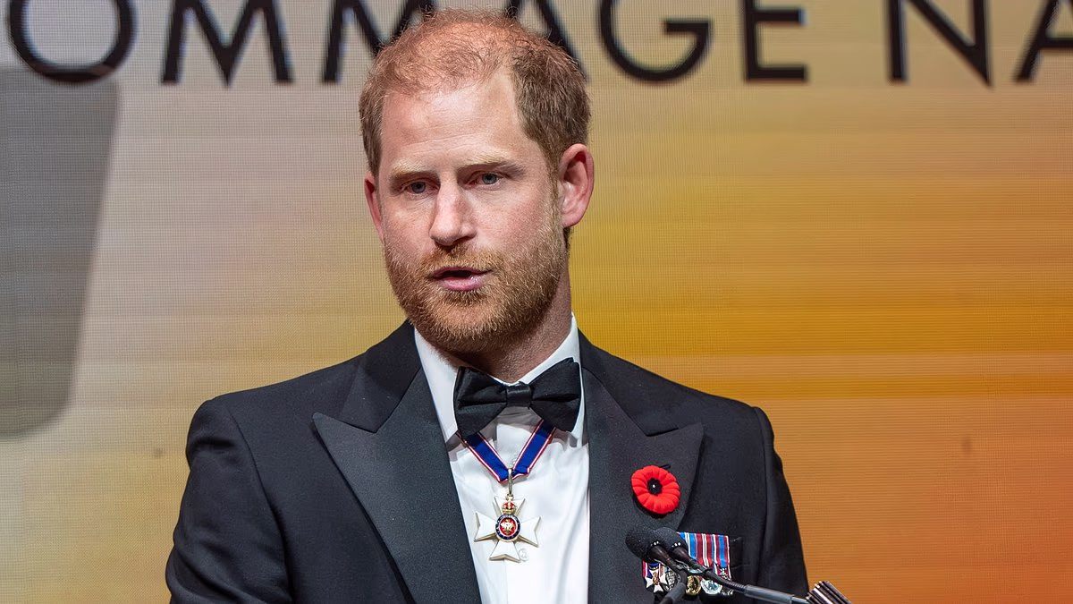 Prince Harry dines with veterans on his pseudo-royal tour of Canada