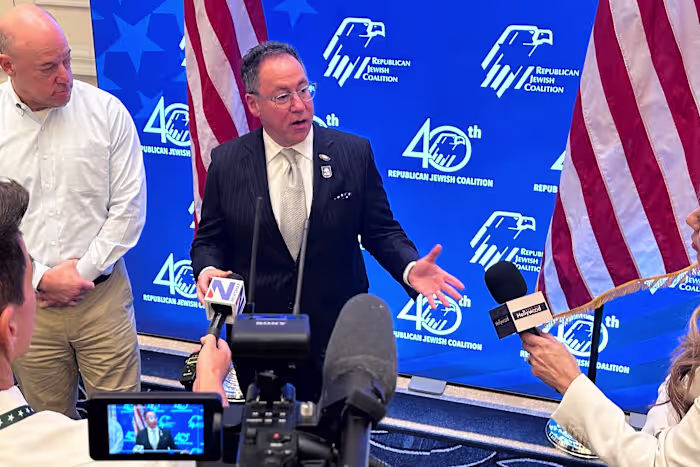 Republican Jewish leaders planned a ceasefire celebration, pivoted to take on antisemitism within