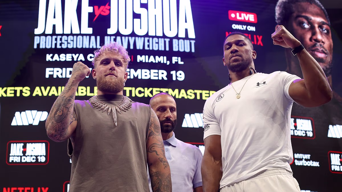 Revealed: The eye-watering price fans will have to shell out for ringside seats for £140m Anthony Joshua-Jake Paul fight