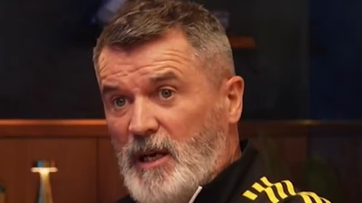Roy Keane left 'raging' after his phone goes off during Stick to Football recording - leaving Gary Neville, Jamie Carragher and Ian Wright 'in stitches'