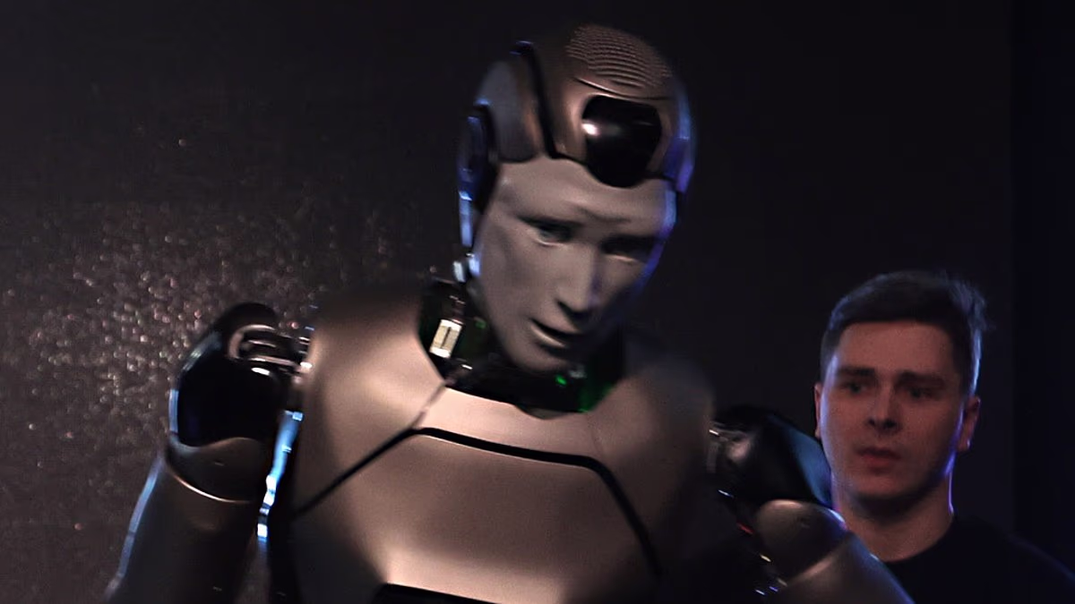 Russia unveils humanoid AI robot that immediately collapses on stage