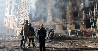 Russian attack on Ukraine leaves 25 dead in Ternopil after massive overnight strikes
