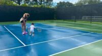 SERENA WILLIAMS SHARES ADORABLE NEW PHOTOS OF DAUGHTER ADIRA ON THE TENNIS COURT