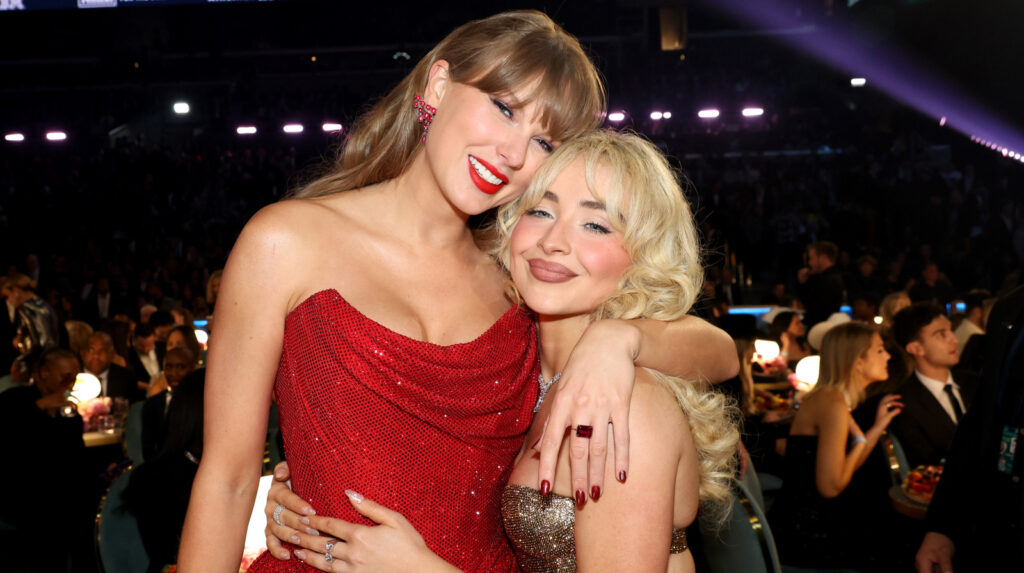 Sabrina Carpenter Looks Bite-Sized In Pics With Close Pal Taylor Swift
