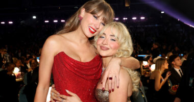 Sabrina Carpenter Looks Bite-Sized In Pics With Close Pal Taylor Swift