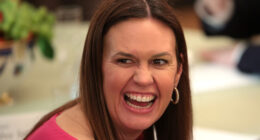 Sarah Huckabee Sanders Murdered Our Eyeballs In Neon Dress Even The Camera Couldn't Handle