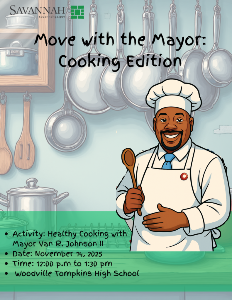 Savannah Mayor, students join for a healthy cooking session