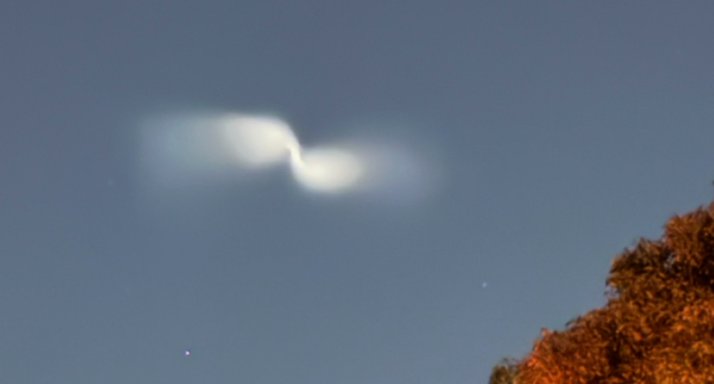 Saw a strange light in the sky on Tuesday? Here's what caused it