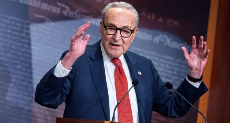 Schumer offers plan to end shutdown on Senate floor