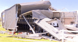 The Warwick Turf Club suffered damage to some of its facilities.