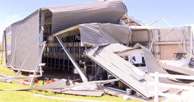 The Warwick Turf Club suffered damage to some of its facilities.