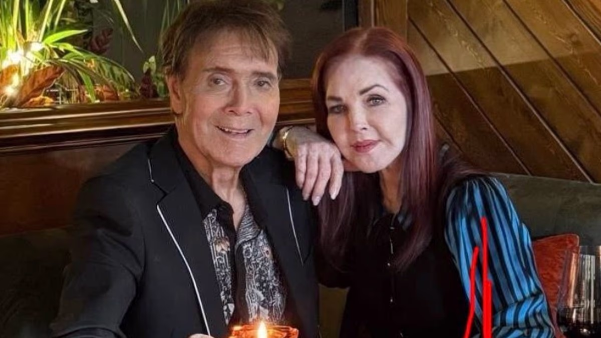 Sir Cliff Richard, 85, spends a 'gorgeous' intimate evening wining and dining Priscilla Presley, 80