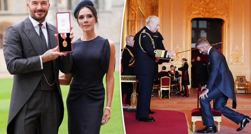 Sir David Beckham receives knighthood from King Charles — and Victoria has a new name, too