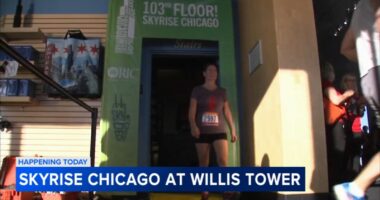 SkyRise Chicago 2025: Stair-climbers ascend steps to Willis Tower Skydeck to benefit Shirley Ryan Ability Lab