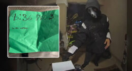 Southern California neighborhood targeted with disturbing Christmas cards left on doorsteps by masked men