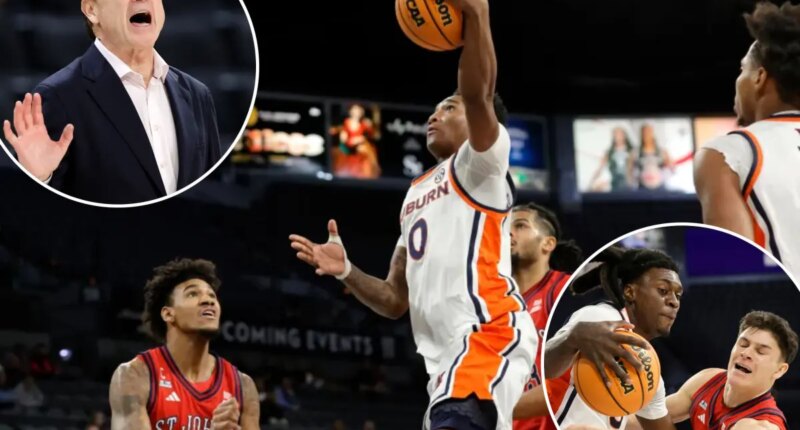 St. John's falls to No. 21-ranked Auburn to end tourney on sour note