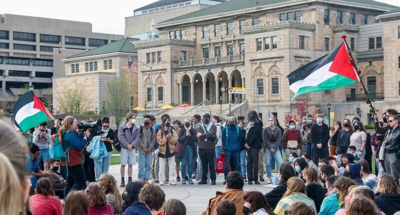 Students find more violent imagery near University of Wisconsin campus after anti-ICE displays probed