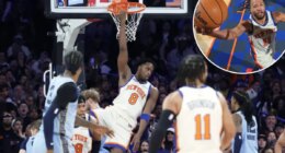 Surging Knicks dismantle Grizzlies to extend win streak to five games
