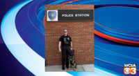 Taylorville K9 receiving protective vest