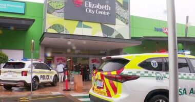 Teenager fighting for life, man injured after stabbing at shopping centre