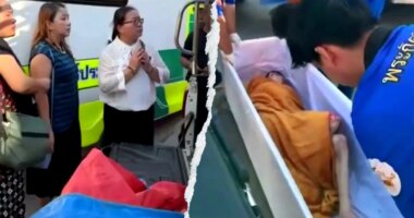 Temple staff stunned to hear knocking from inside coffin brought in for cremation