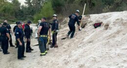 Texas girl rescued after sand hole she was digging collapses, burying her