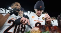 The Reason Joe Burrow Didn't Eat The Customary Sideline Turkey After the Bengals Thanksgiving Win