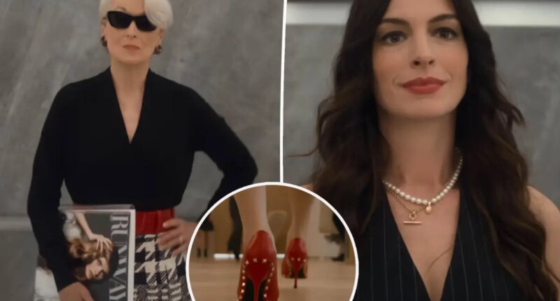 The first ‘Devil Wears Prada 2’ teaser trailer has Anne Hathaway, Meryl Streep and an amazing pair of Valentino heels