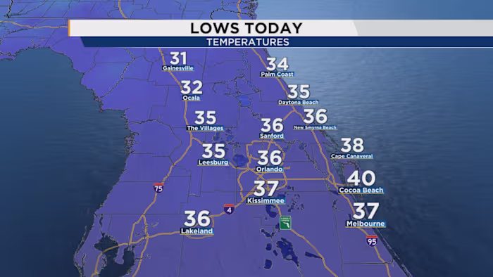 These Central Florida cities set cold-weather records. Here’s the warmup timeline