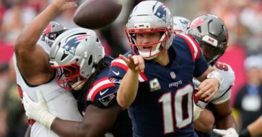 TreVeyon Henderson, Drake Maye lead the Patriots to a 28-23 victory over the Buccaneers