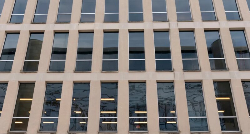 FILE - The U.S. Department of Education building is seen in Washington, Nov. 18, 2024. (AP Photo/Jose Luis Magana, File)