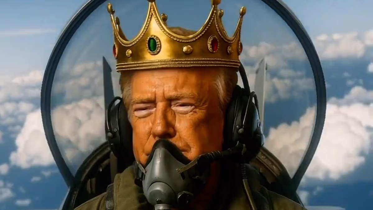 Trump shares AI video targeting 'No Kings' protesters