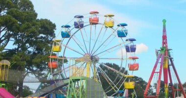 Two girls hospitalized with injuries after falling from Ferris wheel at harvest festival