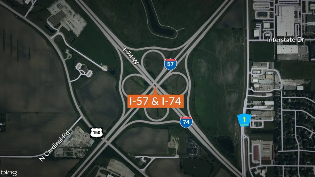 Two more ramps opening at I-74, I-57 interchange in Champaign