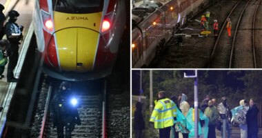 UK police charge man with attempted murder over train stabbing that wounded 11 people