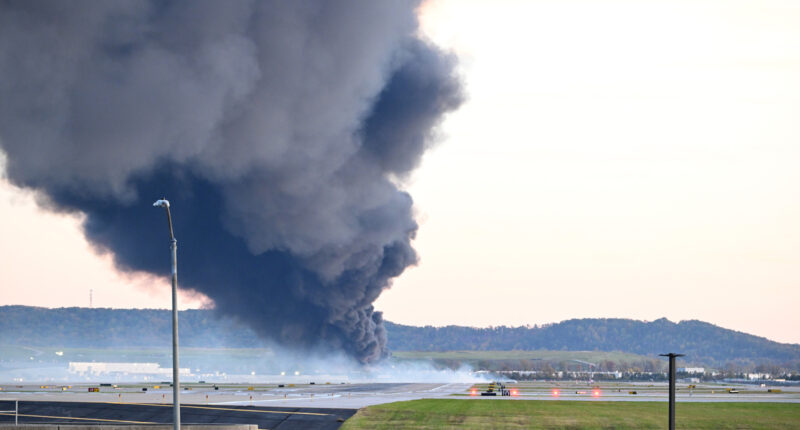 UPS plane crash and explosion leaves 9 dead and others missing in Kentucky