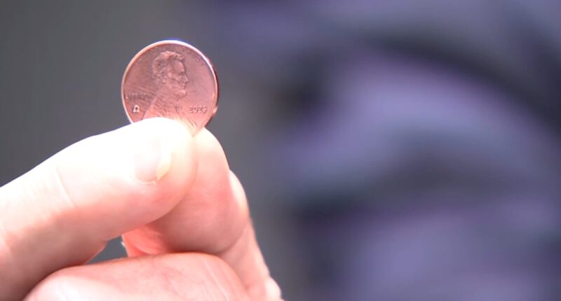 US Mint in Philadelphia presses final pennies as the 1-cent coin gets canceled