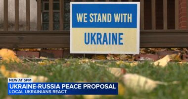 Ukraine war news today: Chicago-area Ukrainians hope Thanksgiving 2025 does not slow down Russia peace deal