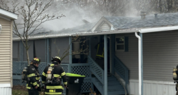Urbana mobile home damaged by Monday morning fire