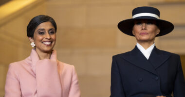 Usha Vance's Killer Legs Can't Distract From Her Obvious Disconnect With Melania