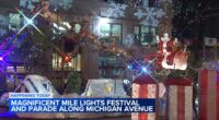 WATCH LIVE: 2025 Wintrust Magnificent Mile Lights Festival and Parade steps off down Michigan Avenue in Chicago Saturday evening