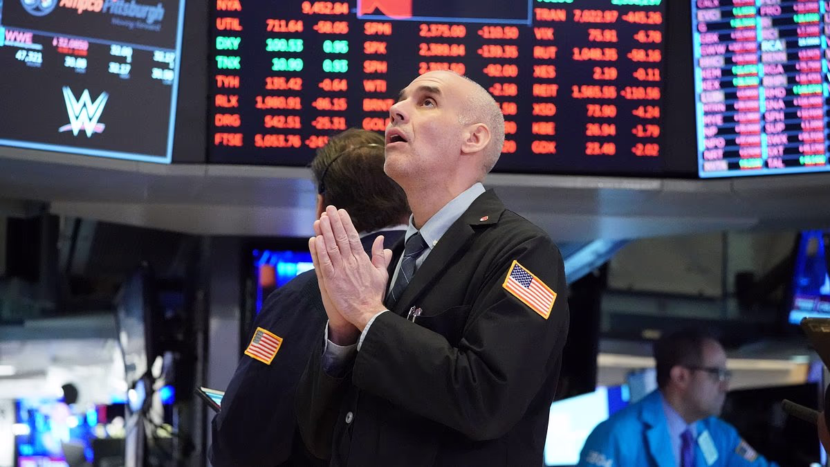 Wall Street hits 'extreme fear' as stocks plunge AGAIN