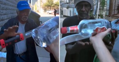 Wannabe influencer goes viral for doling out massive machetes to homeless people in Austin and New Orleans
