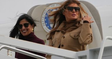 Watch: Melania Trump, Usha Vance Get More Than They Expect During Visit With Military Kids