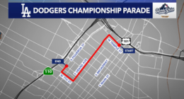 Dodgers Parade Route