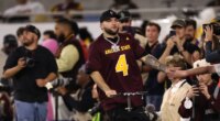 Weeks After Gruesome Injury, Cam Skattebo Hypes Up ASU Student Section