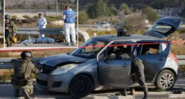 West Bank car-ramming and stabbing attack kills 1 Israeli, injures 3 others