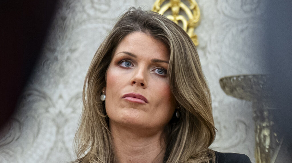 White House Aide Lindsey Halligan's Muddy Makeup Looks Are Almost Worse Than Trump's