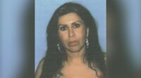 Libby Adame, a Riverside County woman convicted of second-degree murder for administering a fatal silicone butt injection to actress Cindyana Santangelo. (KTLA)