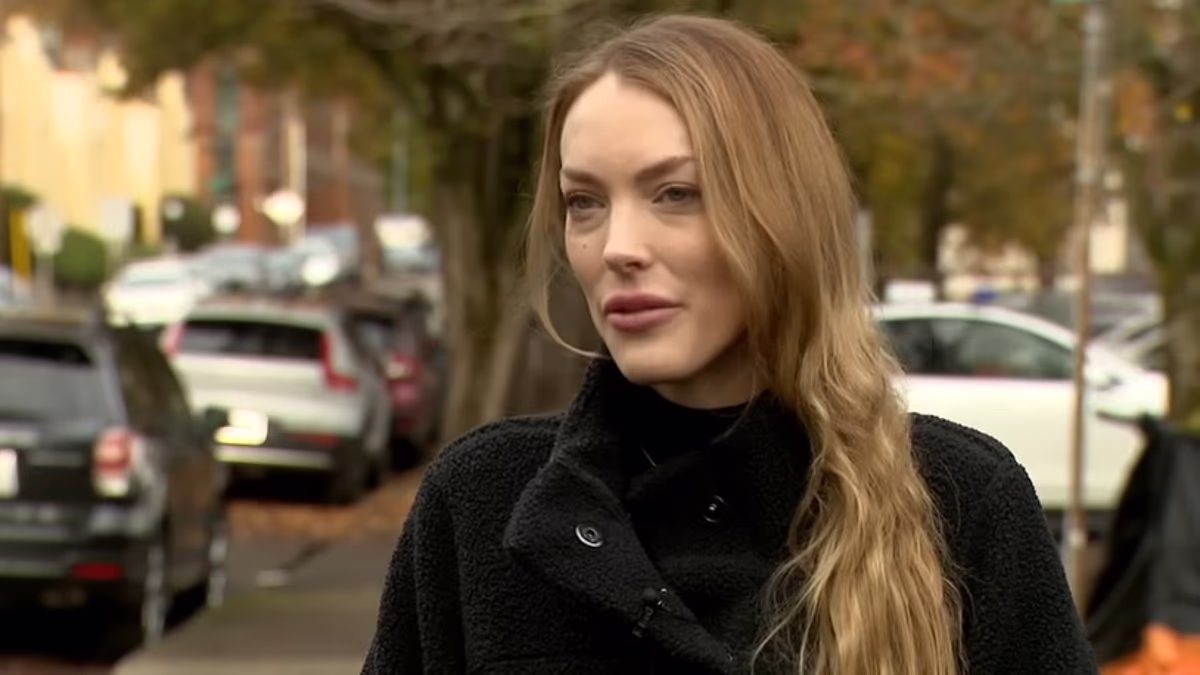 Woman is SPAT on while browsing aisles of iconic Portland book store